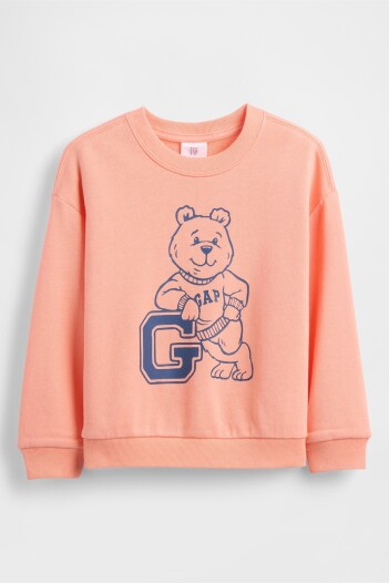 Buzo Deportivo Logo Gap Sin Felpa Toddler Niño Salmon 14-1323 Tcx