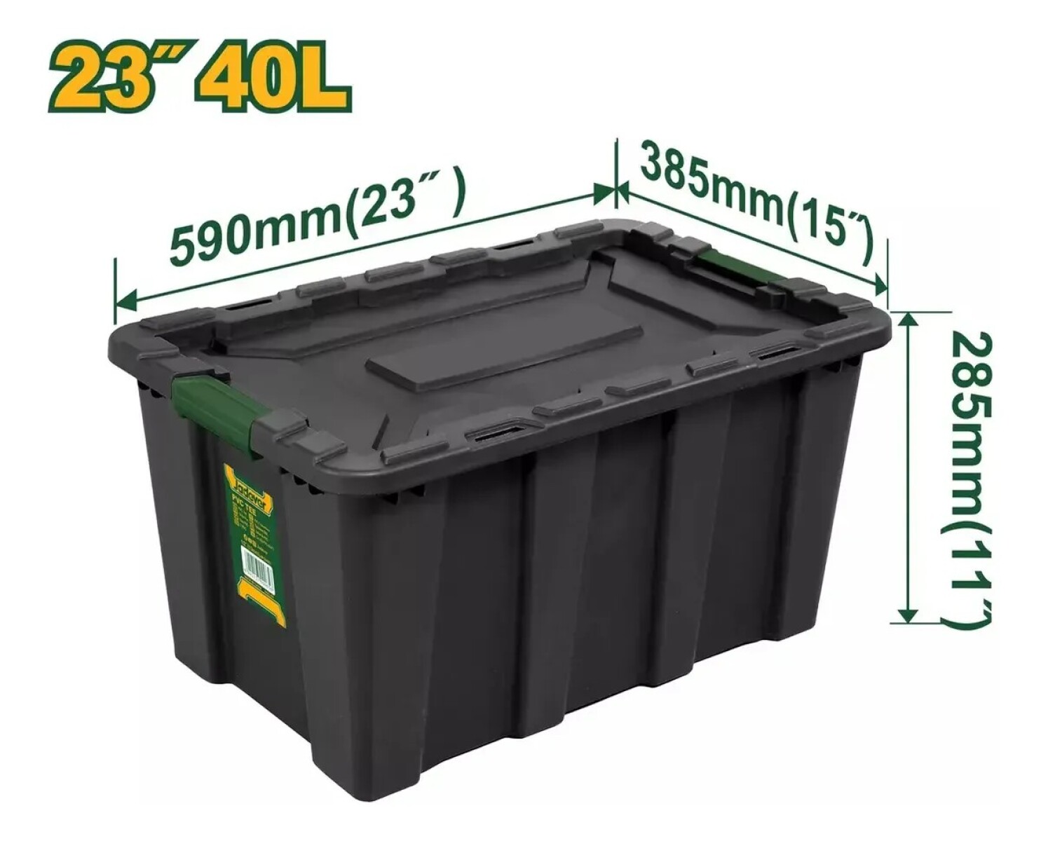 Contenedor Plástico Apilable Jadever - 40L 