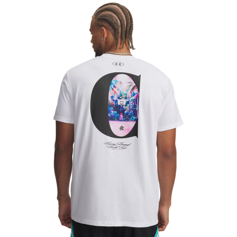Curry Tour Tee 2 WHT-100