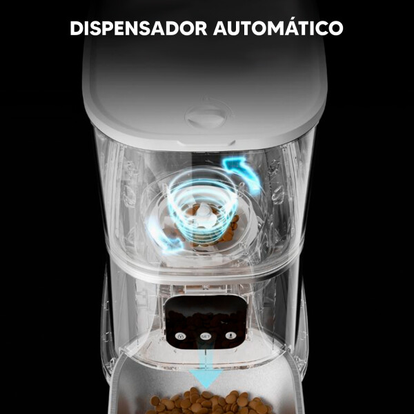 Alimentador Wifi Dispensador De Alimentos Para Mascotas 6l ALIMENTADOR SMART PL 6LT JKQA002