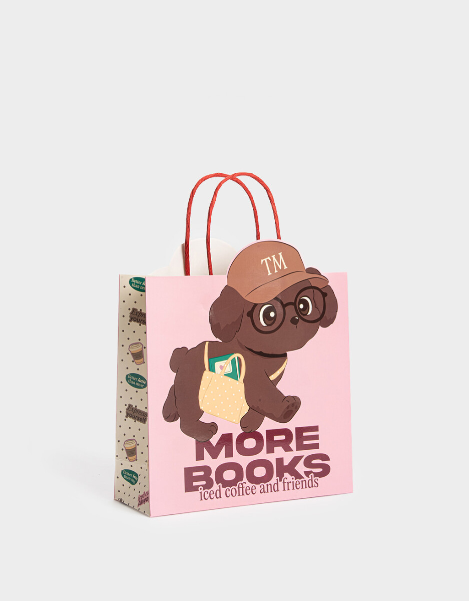 Bolsa De Regalo Mediana Con Borde Troquelado 