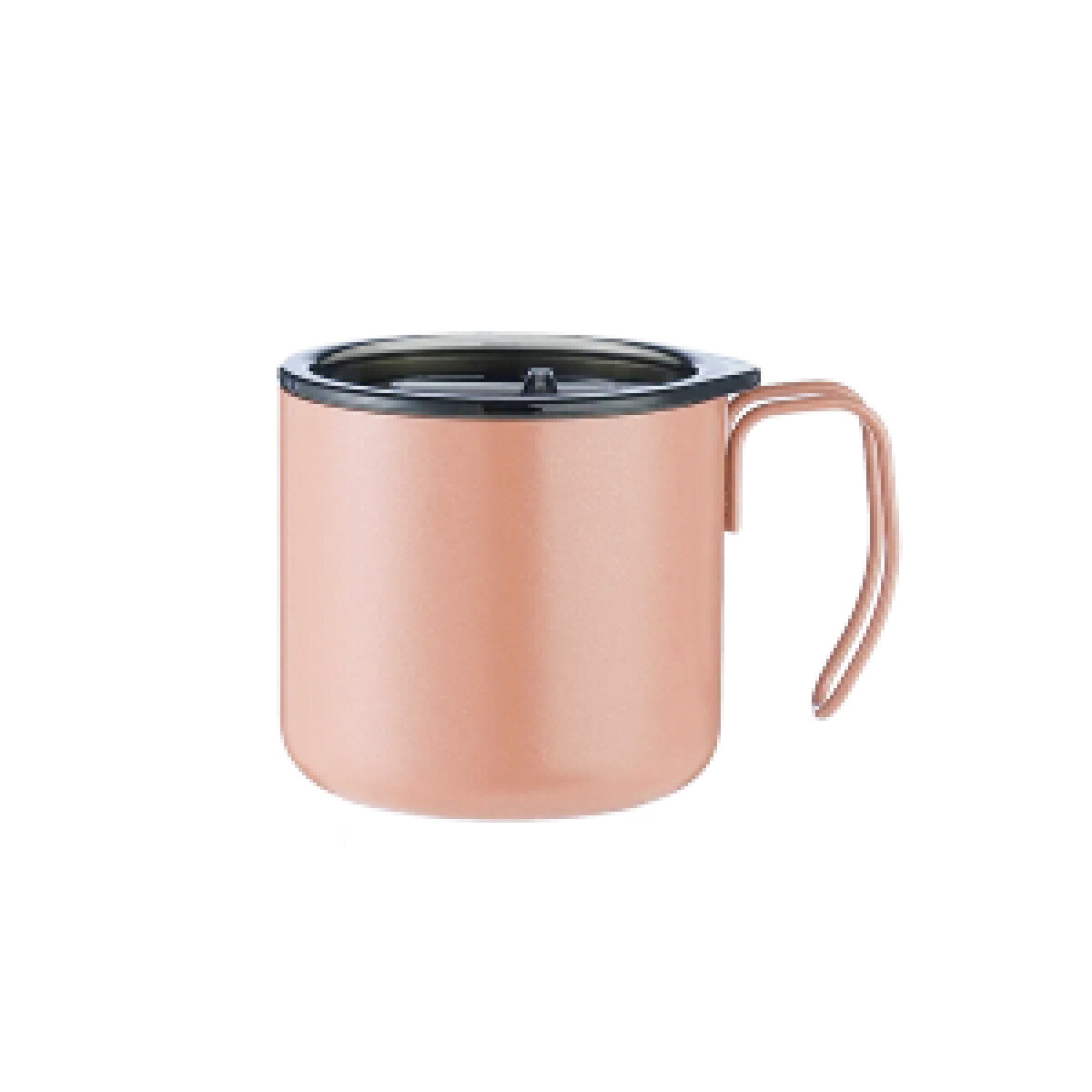 Jarra térmica con agarre y tapa 350 Ml - Rosado 