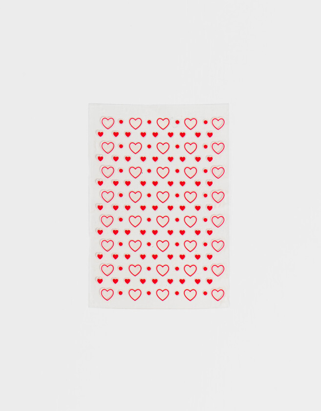 Nail Art Stickers Para Uñas Mini Autoadhesivos Para Uñas Con Diseño De Corazones Para Nail Art - Combinacion Multicolor