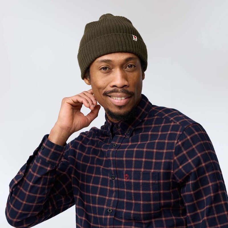 Camisa Fjallraven Ovik Flannel Shirt M Hombre Dark Grey