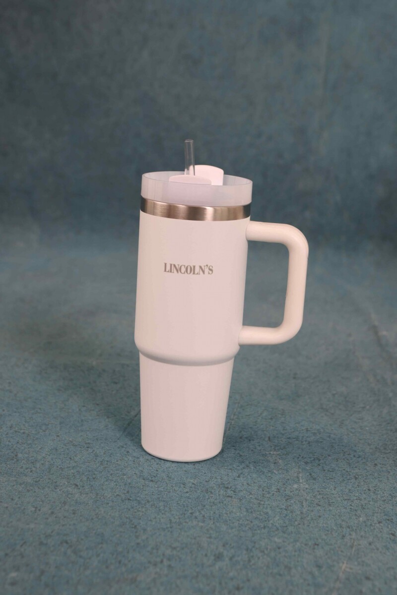 VASO TERMICO BLOSSOM - BLANCO 