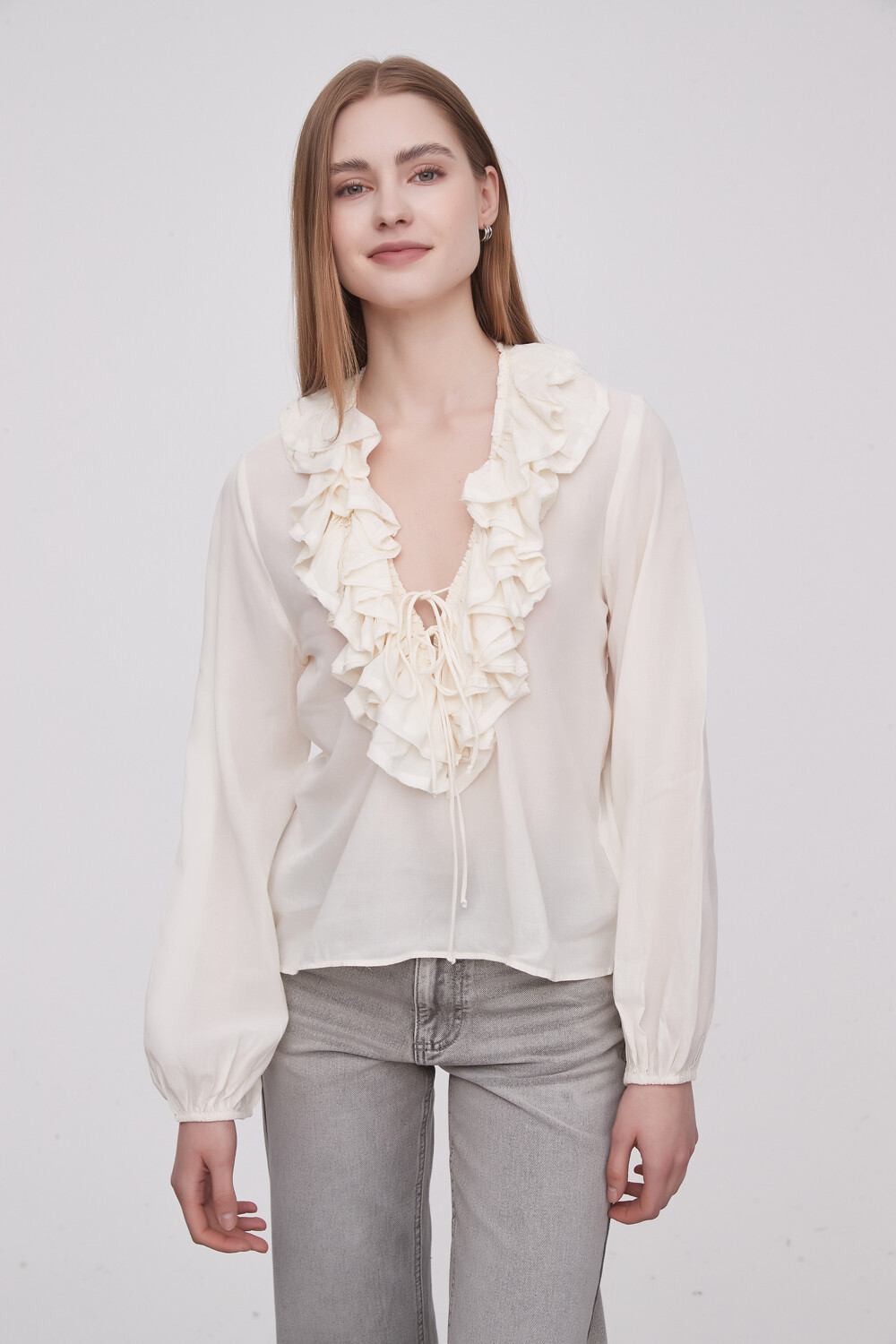 Blusa Adelai Crudo / Natural