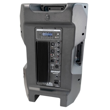 Parlante caja acústica Lexsen 300W FM Bluetooth SD USB Control Remoto Negro