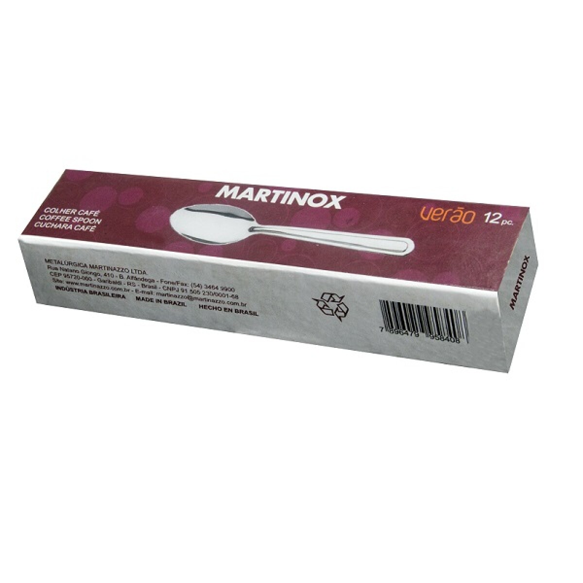 12 Cucharas de cafe Acero Inoxidable Verao 51245 