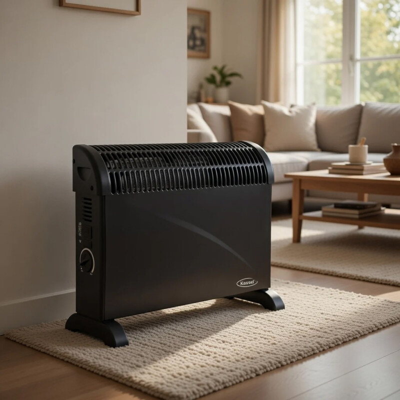 CONVECTOR CALEFACTOR TURBO NEGRO 2000 W KASSEL CONVECTOR CALEFACTOR TURBO NEGRO 2000 W KASSEL
