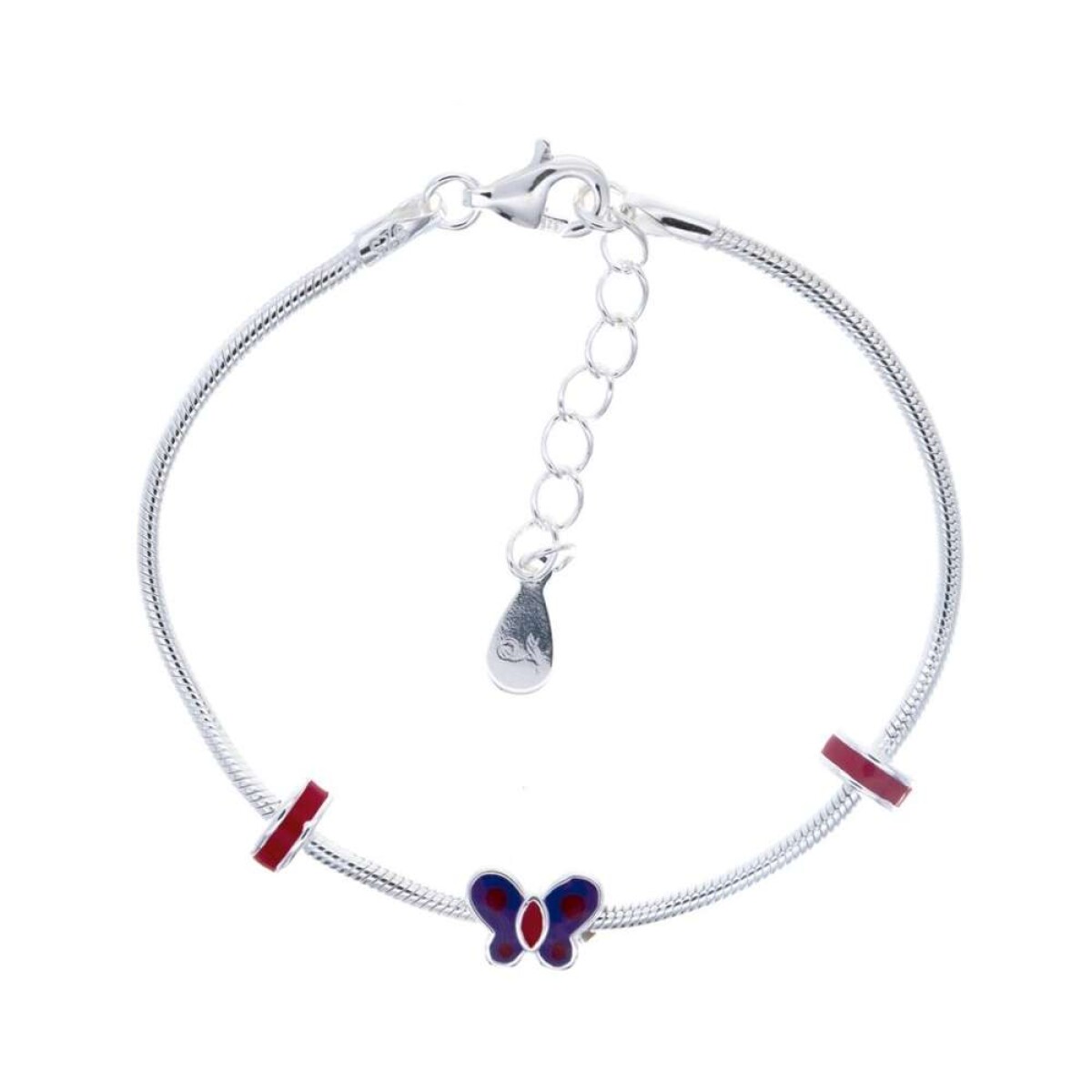 Pulsera De Plata 925 - Con Dijes 