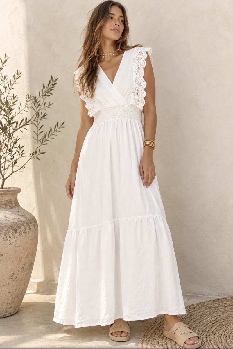 Vestido Amanda - blanco 