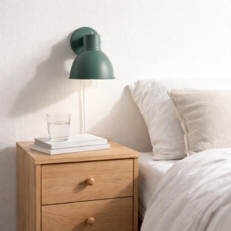 ARTEFACTO DECORATIVO DE PARED ALPHA Luminaria de Pared Alpha Verde