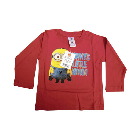 Remera para Bebés de Minions ROJO