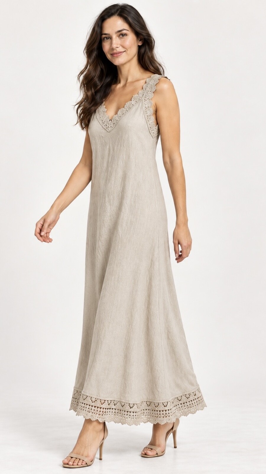 VESTIDO MALI BEIGE