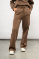 Pantalón recto terra Marron