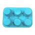 Molde de silicona antiadherente para cupcakes 6 divisiones Molde De Silicona Antiadherente Para Cupcakes 6 Divisiones