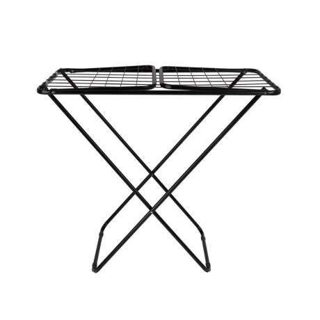 Tendedero de Pie Extensible Plegable en Acero para 11Mt Ropa Negro