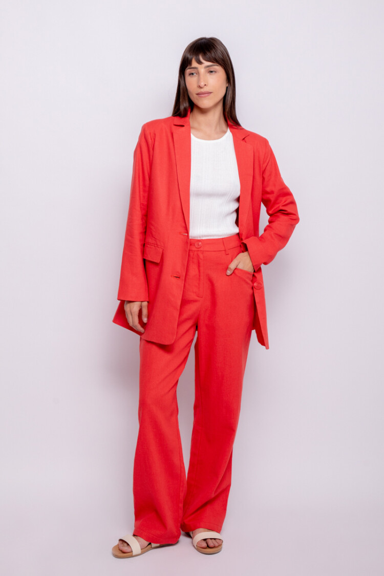 BLAZER PATEL Rojo Tabasco