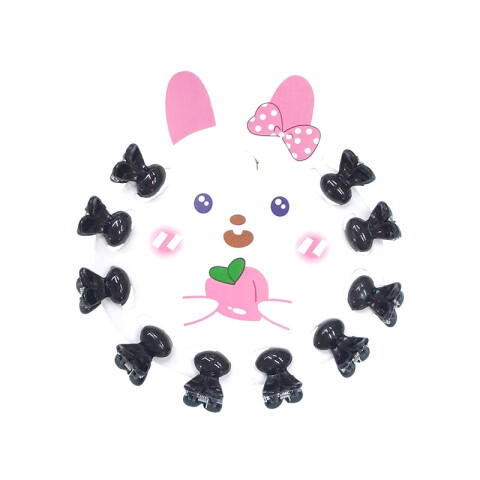 Broches pinzas pequeñas negras 10pcs Broches Pinzas Pequeñas Negras 10pcs