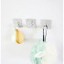 40 Ganchos Perchero Multiuso Metálico Adhesivo Baño Cocina 40 Ganchos Perchero Multiuso Metálico Adhesivo Baño Cocina