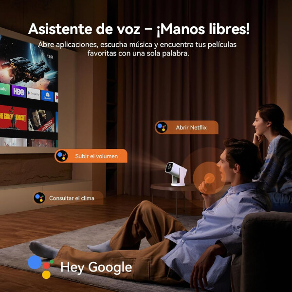 Proyector Wanbo Cube 1 Android Tv 1gb Ram 8gb VERDE