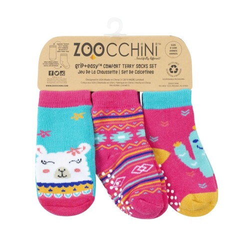 ZOO7 Set X 3 De Medias Diseño Llama
