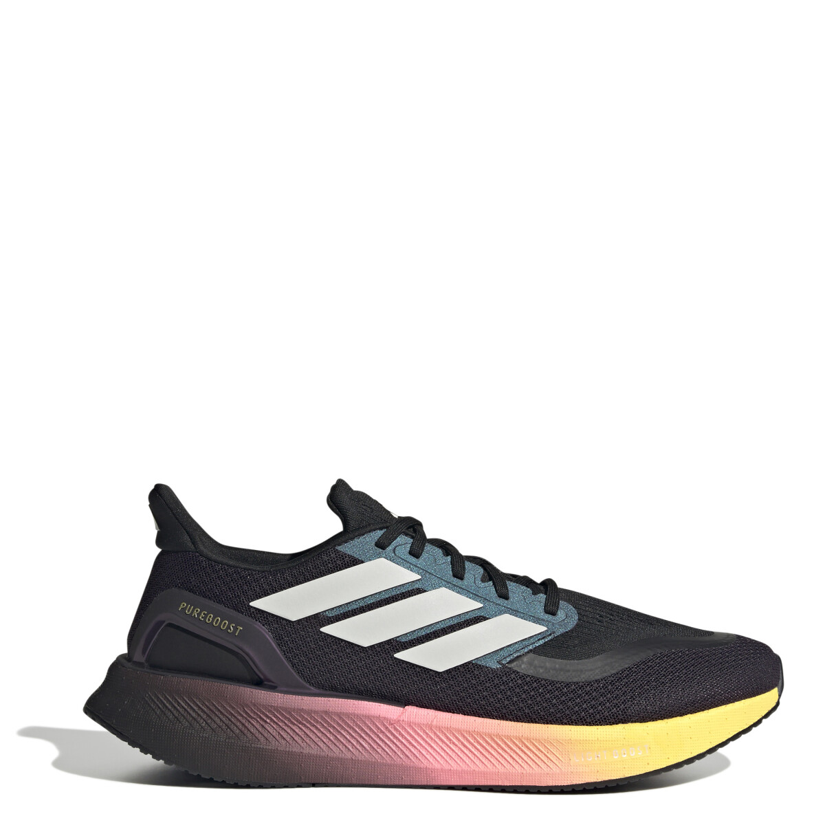 Championes de Hombre Adidas Pureboost 5 Adidas - Negro - Violeta - Blanco 