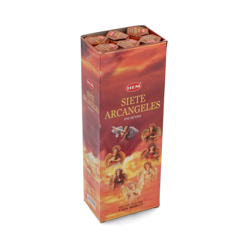 INCIENSO HEM CAJA HEXAGONAL X6 Siete Arcángeles