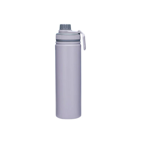 Botella deportiva térmica con tapa de rosca 750ml Violeta