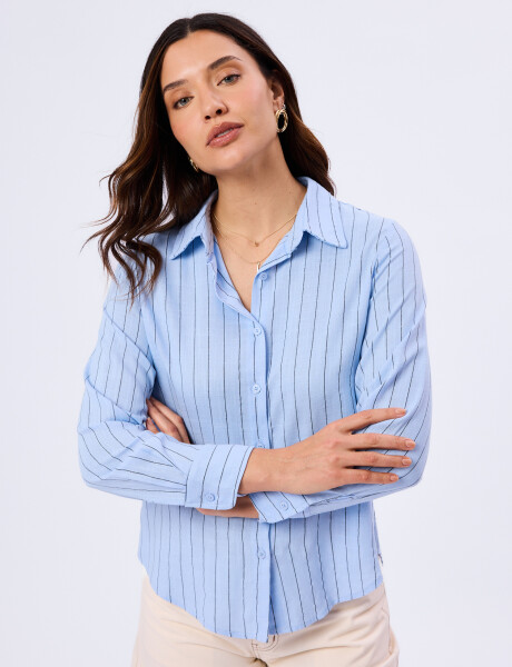 Camisa lino rayada Ingrid Camisa lino rayada Ingrid