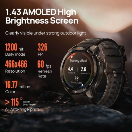 Reloj Smartwatch Xiaomi Mibro GS Pro 2 1.43" 460mAh Gris