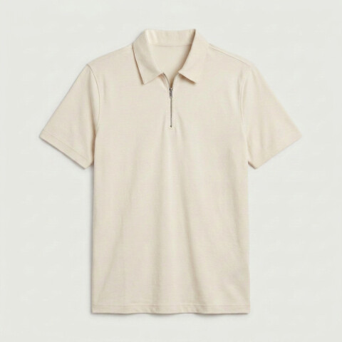 CAMISA POLO MM MASC BEGE CLARO