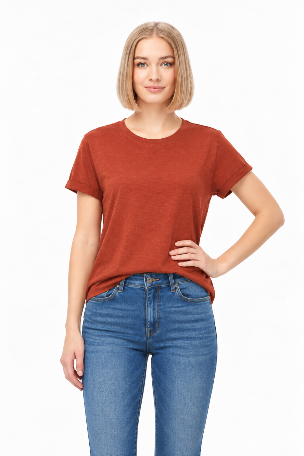 Remera Cordata Terracota