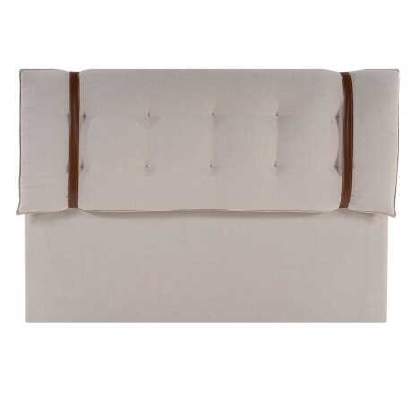 RESPALDO SUPER KING TELA NATURAL-BEIGE VENEZA