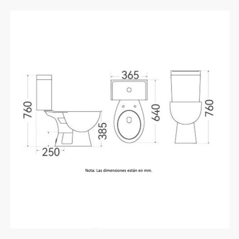 TAPA INODORO CON MOCHILA GRAND BLANCO LOZA SANITARIA BAÑO BLANCO