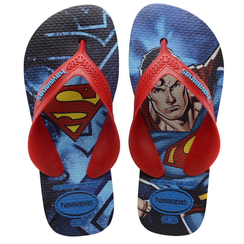 Sandalias Infantiles Havaianas Kids Max Heroes Azul Marino