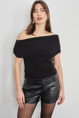 Short Leather Ocaso Negro
