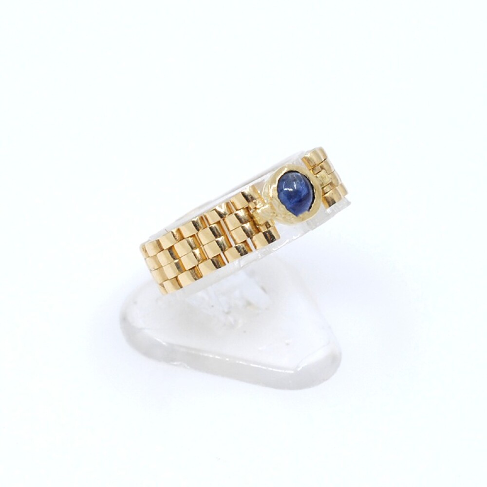 Anillo Panther fino con zafiro central Anillo Panther fino con zafiro central
