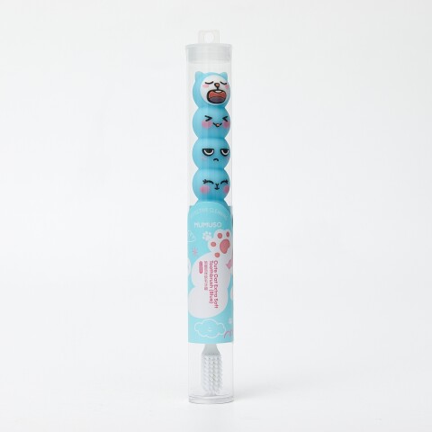 CEPILLO DE DIENTES EXTRA SUAVE PARA GATOS LINDOS (AZUL) CEPILLO DE DIENTES EXTRA SUAVE PARA GATOS LINDOS (AZUL)