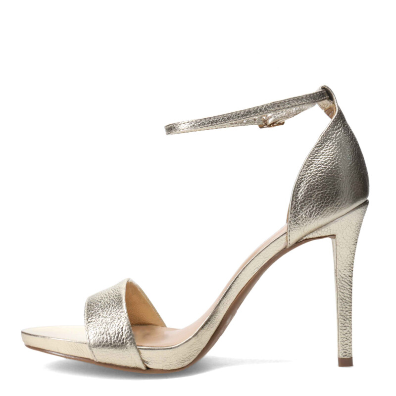 Sandalias de Mujer Bottero con Taco Fino Dorado