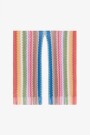 PONCHO CON FLECOS Multicolor