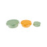 Recipiente colores plenos con cierre hermetico 3 pcs (M2026) Recipiente Colores Plenos Con Cierre Hermetico 3 Pcs (m2026)