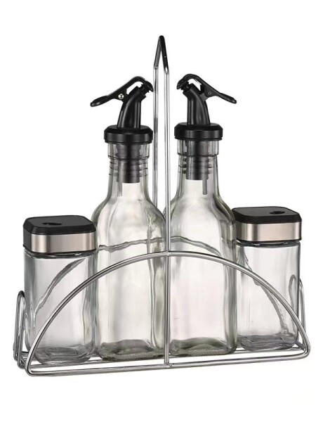 SET ESPECIEROS DE VIDRIO CON SOPORTE METAL, 4 PIEZAS TAPA PLÁSTICA METAL SET ESPECIEROS DE VIDRIO CON SOPORTE METAL, 4 PIEZAS TAPA PLÁSTICA METAL