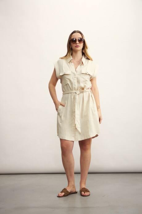 Vestido Vilma Beige