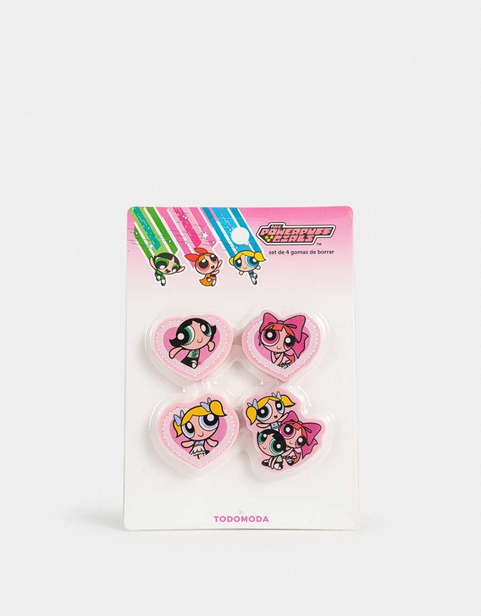 Set De Gomas Chicas Superpoderosas 