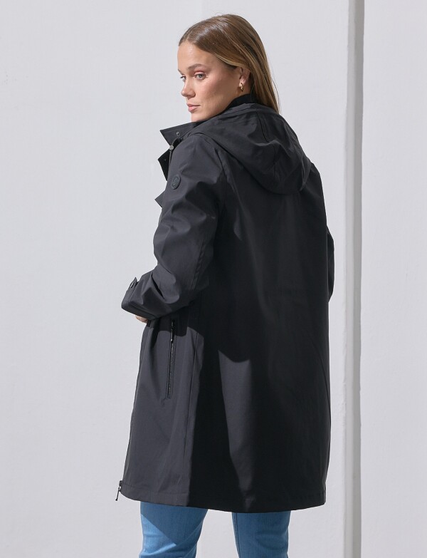 Gabardina Water Repellent NEGRO