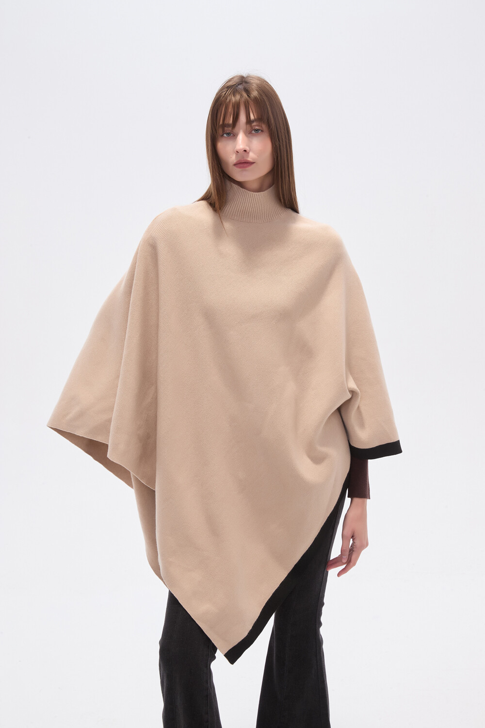 Poncho Talirel Beige