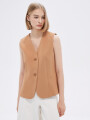 Chaleco Navagia Camel