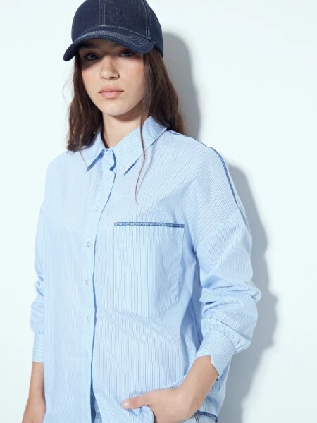 CAMISA P.CAKE CASTILANA CELESTE