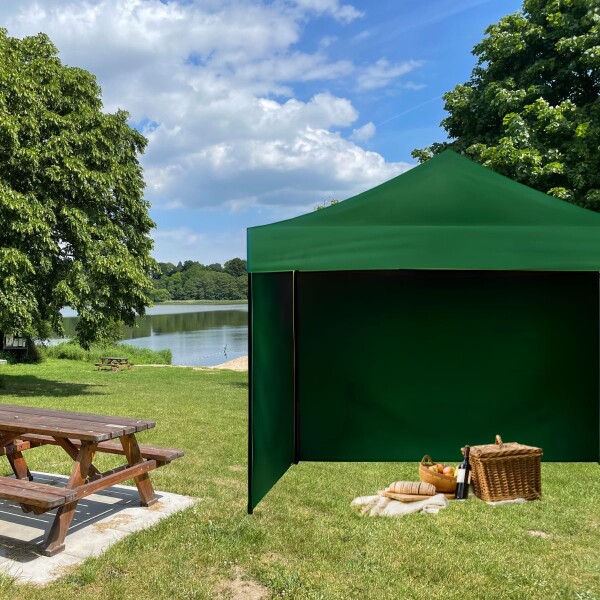 Gazebo Plegable Reforzado 3x3 M Con Paredes Carpa Autoarmable Jardin Playa Patio Toldo Imback Color Verde Gazebo Plegable Reforzado 3x3 M Con Paredes Carpa Autoarmable Jardin Playa Patio Toldo Imback Color Verde